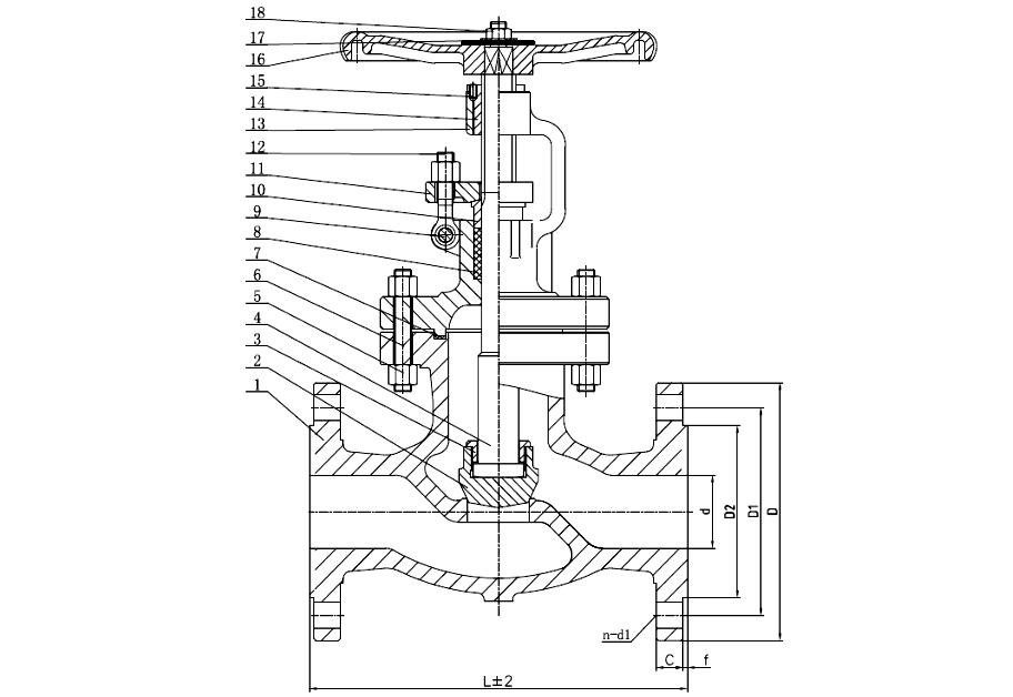 JIS 10K SS316 Globe Valve ​2