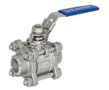 Ball valve 3-piece