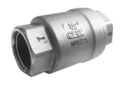 Spring check valve